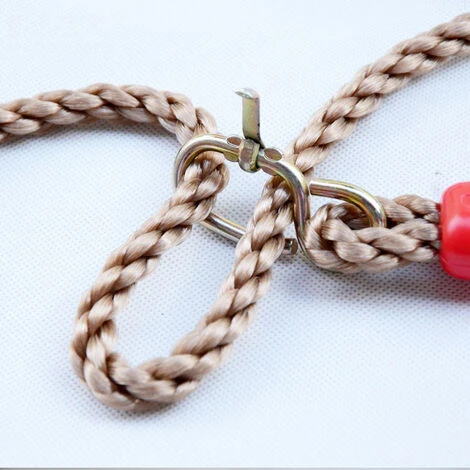 ELLE Corde De Balançoire En Nylon Réglable, Corde De Mousqueton De Balançoire En Corde D'arbre Pour Enfants Utilisée Pour Les Balançoires, Les Hamacs, Les Sièges Suspendus, Le Camping – Image 3