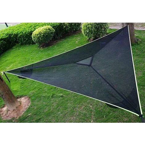 Grand Triangle Ciel Hamac Camping Arbre Multijoueur Portable Hamac 3 Personnes Voyage Arrière-cour Extérieur Jardin Camping – Image 2