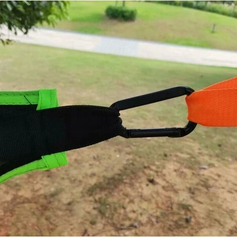 Grand Triangle Ciel Hamac Camping Arbre Multijoueur Portable Hamac 3 Personnes Voyage Arrière-cour Extérieur Jardin Camping – Image 5