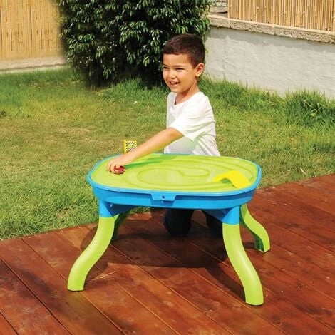 Table à Sable Et à Eau 3 En 1 Pour Enfants 67,5x52x38 Cm PP VidaXL – Image 2