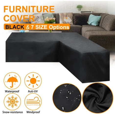 Housse Pour Canapé D’angle De Jardin - 21521587cmImperméable Et Résistante Aux UV, à La Gèle Et Les Ternissements – Image 3