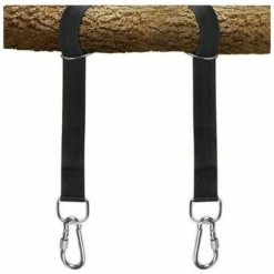 Gear Kit De Sangles De Suspension Pour Balançoire D'Arbre – Installation Facile Et Rapide – Sangles Extra Longues De 1,5 M Pouvant Contenir 900 Kg – Mousqueton À Verrouillage Plus Sûr, Parfait Pour Le