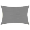 Voile D'ombrage Rectangulaire 2.5x3m Respirant Toile Ombrage Une Protection Des Rayons UV Pour Patio Jardin, Terrasse,Extérieur,Balcon, Couleur Gris