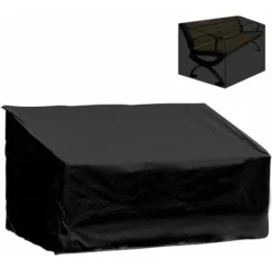 Housse Banc De Jardin 3 Places, Couverture Imperméable Meubles Jardin, Housses Protection Pour Banc Jardin, Anti-UV Tissu Oxford Couverture Antipoussière, Housse Salon Jardin
