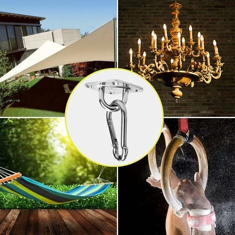 Kit De Fixation Voile D'ombrage Triangulaire Acier Inoxydable 304 Kit Accessoires De Fixation Pour Toile D'ombrage, Kit De Montage Pour Voile Solaire D'ombrage – Image 5