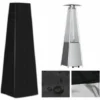 Housse De Chauffage De Terrasse,Housse Pour Parasol Chauffant Pyramidal Bâche,Bache De Protection Pour Chauffage De Terrasse Extérieur Anti-Poussière/Vent,Superma,noir